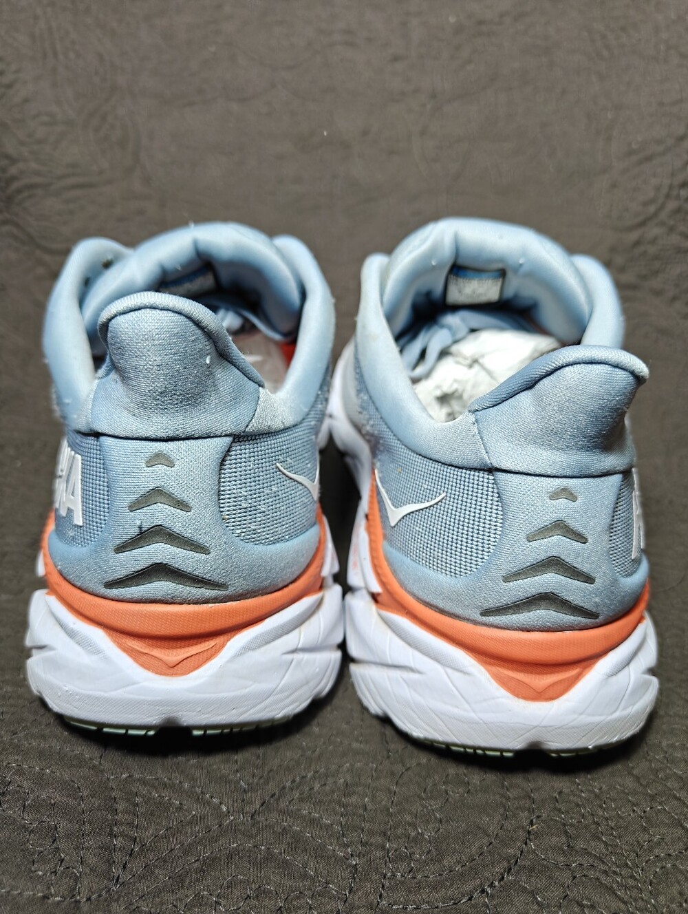 Hoka One One Clifton 8 Blue Fog Sneakers Women's Running Shoe Size 11B - Picture 7 of 9